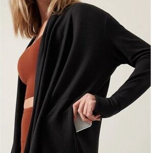 SOLD Athleta Black Pranayama Wrap Jacket
